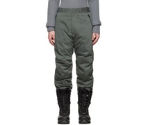 Green Fire-Resistant Down Trousers