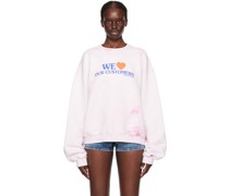 Pink 'We Love Our Customers' Sweatshirt