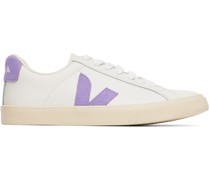White & Purple Esplar Sneakers