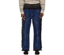 SSENSE Exclusive Indigo Jeans