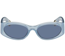 Blue 'Les Lunettes Ovalo' Sunglasses