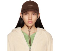 Brown Le Raphia 'La Casquette Artichaut' Cap