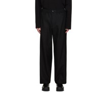 Black Drawstring Trousers