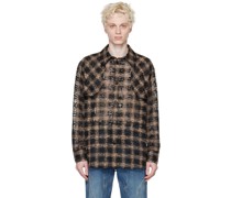 Black & Beige Wasser Shirt