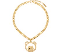 Gold Teddy Family Necklace
