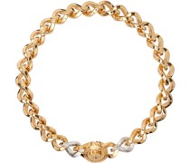 Gold Medusa Chain Necklace