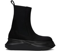 Black Beatle Abstract Chelsea Boots
