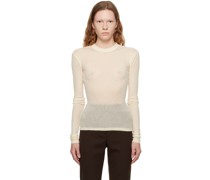 Off-White Crewneck Long Sleeve T-Shirt