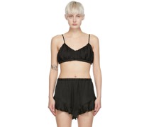 Black Rayon Bra