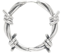 SSENSE Exclusive Silver Partial Twiddle Single Earring