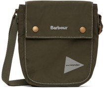 Khaki And Wander Edition Logo Messenger Bag