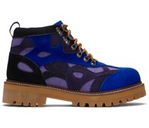 Blue & Purple Swirls Boots