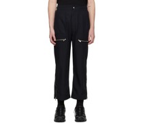 Black Utility Cargo Pants