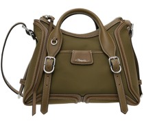 Khaki Pashli Moto Satchel