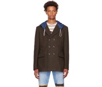 Brown Doppiopetto Jacket