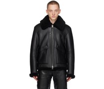 Black Kristian Leather Jacket