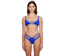 Blue Dakotta Bikini Top
