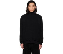 Black O-Project Tennis-Tail Sweater