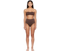 Brown Vitalized & Vivacious Bikini Set
