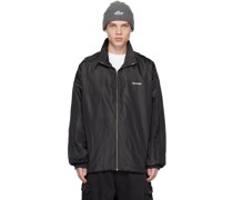 Black Hooded Jacket