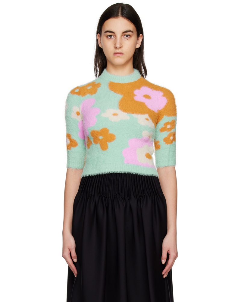 SPORTMAX Damen Green Morgana Sweater