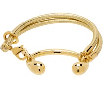 SSENSE Exclusive Gold Buckle Bracelet