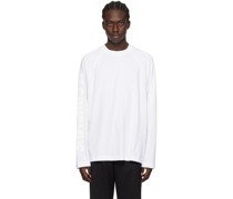White Les Classiques 'Le T-Shirt Typo' Long Sleeve T-Shirt