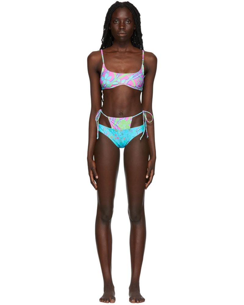 Collina Strada Damen Multicolor Mariposa Bikini
