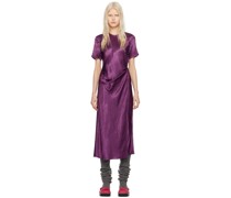 Purple Wrap Maxi Dress