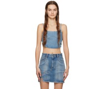 Blue Spaghetti Strap Denim Camisole