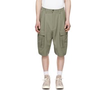 Green Cargo Shorts
