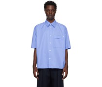 Blue Printed Shirt