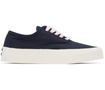 Navy Laced Sneakers