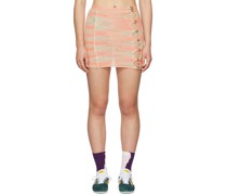 SSENSE Exclusive Orange Vortex Mini Skirt