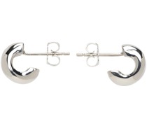 Silver Mini Dahlia Earrings