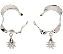 Silver Mini Swell Earrings