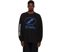 Black Crewneck Long Sleeve T-Shirt