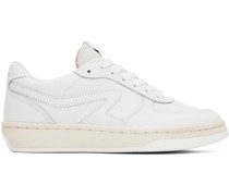 White Retro Court Sneakers
