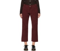 Burgundy Geanie Trousers