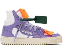 White & Purple 3.0 Off Court Sneakers