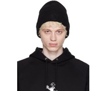 Black Waffle Beanie