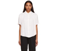 White Dainty Collar Shirt