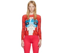 SSENSE Exclusive Red Goggles Girl T-Shirt