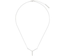 Silver Mini 'Y' Necklace