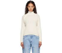 White Delta Sweater