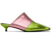 Green & Pink Lord Mules