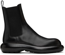 Black Platform Chelsea Boots