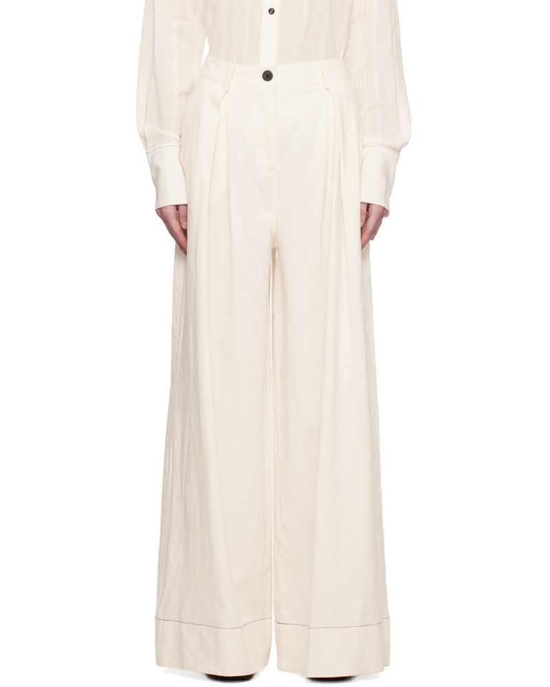 The Garment Damen Off-White Ankara Trousers