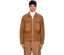 Tan Algebra Shirt Jacket