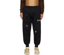 Black Tatreez Lounge Pants